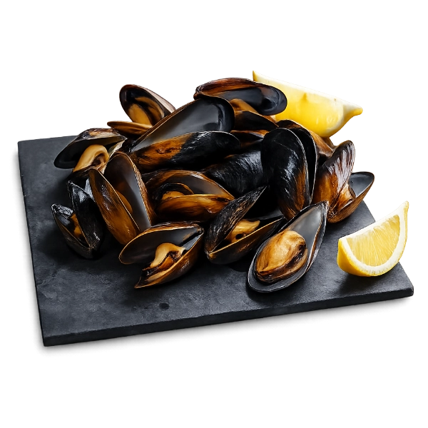 Mejillones al vapor con limón